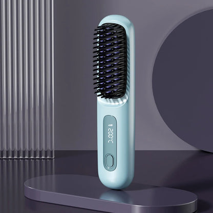 One-Step Portable Hair Straightening Brush | Luveella™