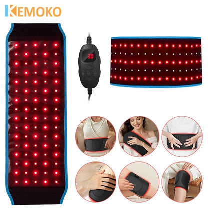 Rode Licht Wellness Riem – 3-Lagen Ondersteuning | Luveella™