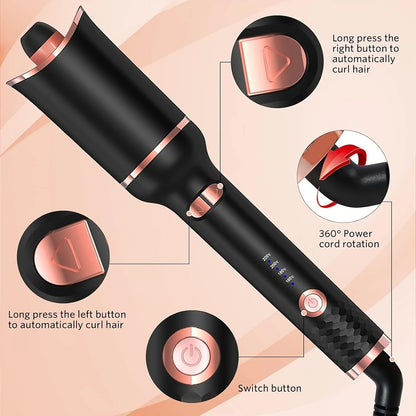 Automatic Hair Curler – Effortless Curls in Seconds | Luveella™