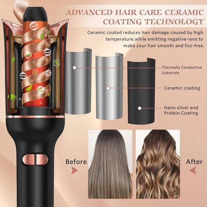 Automatic Hair Curler – Effortless Curls in Seconds | Luveella™