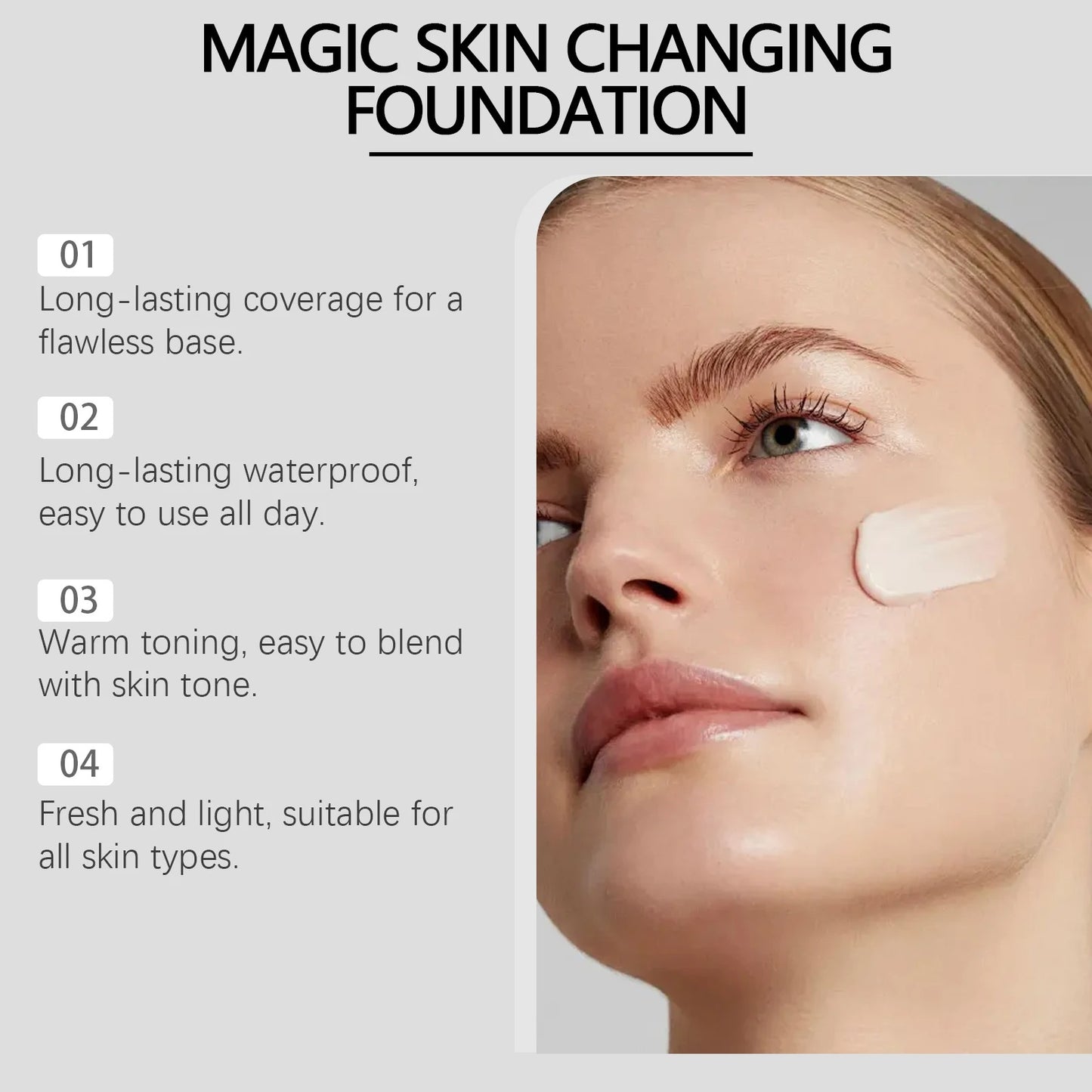Magic Skin-Changing Foundation | Luveella™