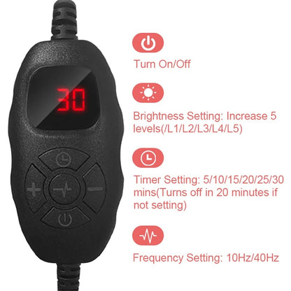 Rode Licht Wellness Riem – 3-Lagen Ondersteuning | Luveella™